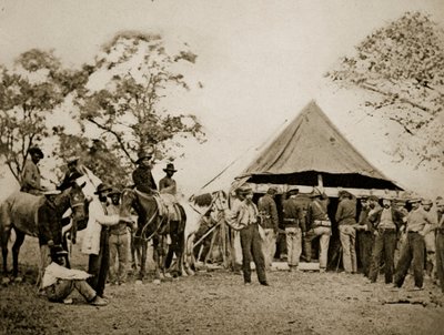 Remplissage de leurs cantines, 1861-65 - Mathew B. Brady